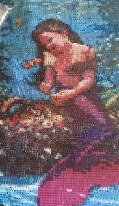 A Beautiful Mermaid Down By The Sea Diamond Painting Kit photo review