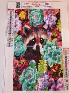 Cute Animal with plants diamond painting kit