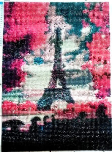 Stunning View Of Iconic Eiffel Tower Diamond Painting Kit photo review