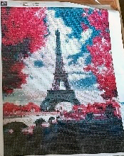 Stunning View Of Iconic Eiffel Tower Diamond Painting Kit photo review