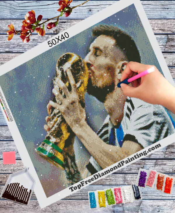 Lionel Messi World Cup Topfreediamondpainting